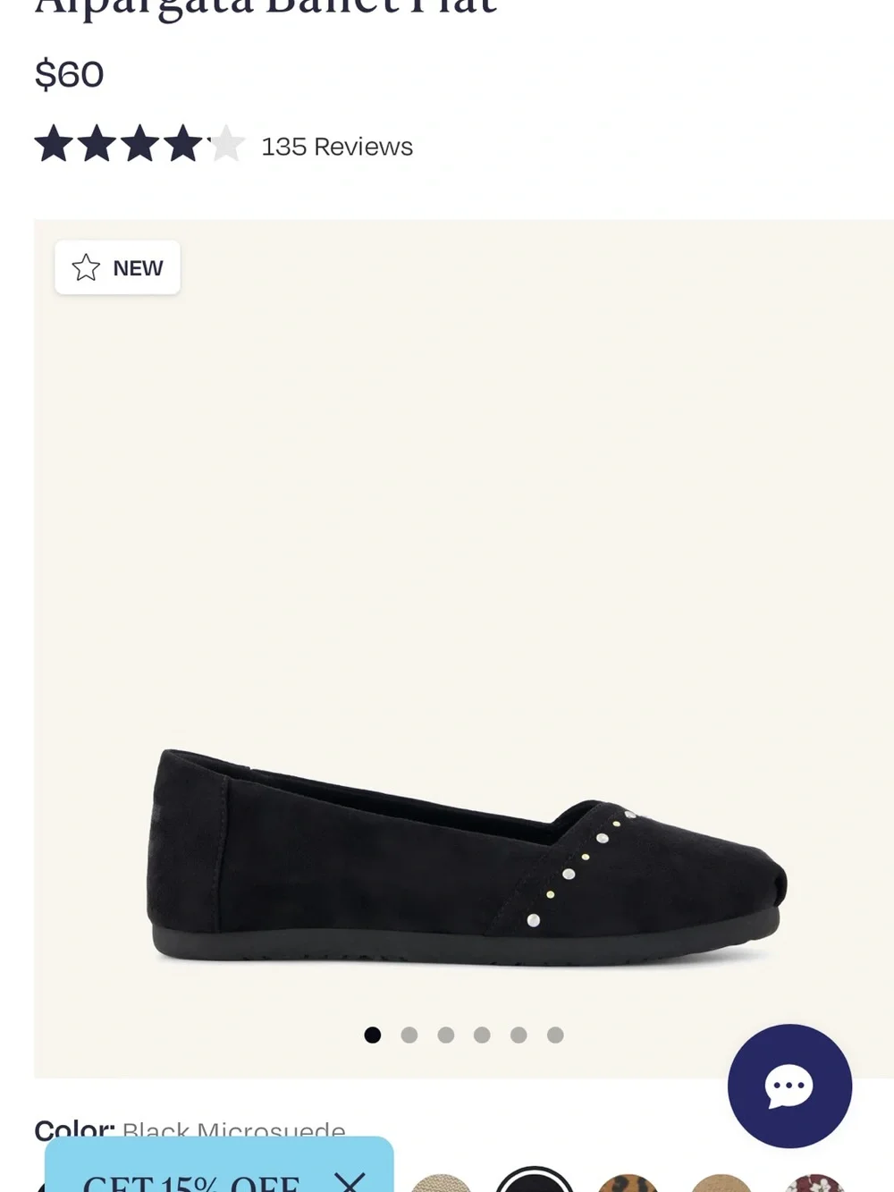 TOMS Alpargata Ballet Flat